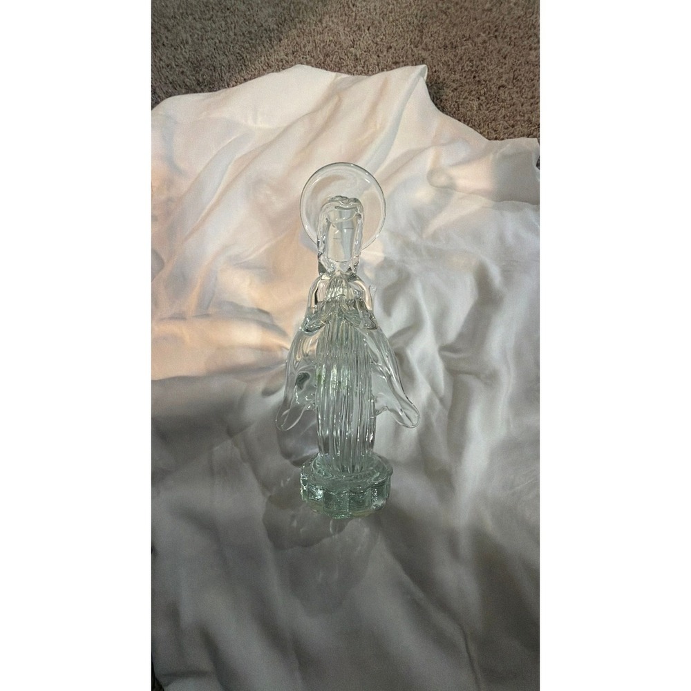 Vintage Glass Praying Angel